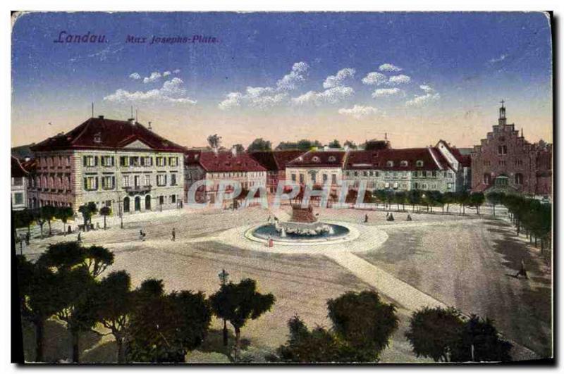 Old Postcard Londau Max Jasephs Platz
