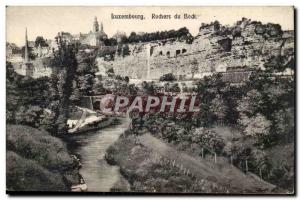 Luxembourg Postcard Old Rocks Bock