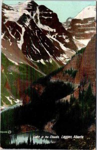 Postcard MOUNTAIN SCENE Laggan Alberta AB AK7854