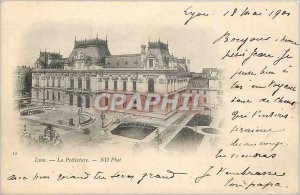 Old Postcard Lyon Prefecture Map 1900