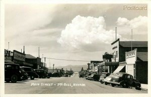 NV, McGill, Nevada, Street Scene, Post Office, LG Company, RPPC