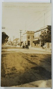 CA Pittsburg California RPPC Street Scene Stores Signs c1915 Photo Postcard O20