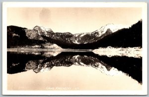 Lake Keechelus Washington 1940s RPPC Real Photo Postcard Lake View