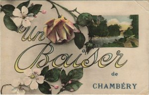 CPA CHAMBERY Un Baiser de Chambery - Town Scene (1194618)