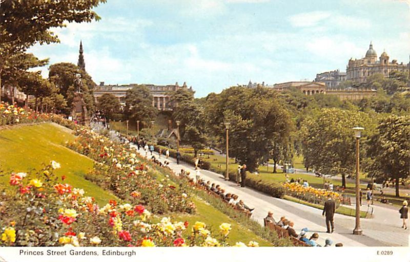 Princes Street Gardens Edinburgh Scotland, UK Unused 