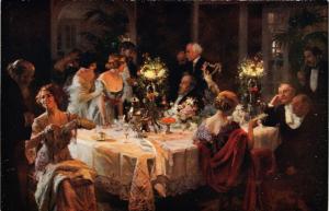 CPA AK Salon de 1913 J. GRÜN - Fin de Souper (285672)