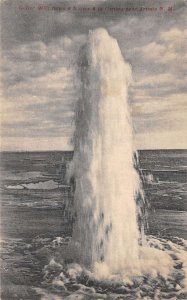 Artesia New Mexico Geyser Well, B/W Lithograph, Vintage Postcard U26648