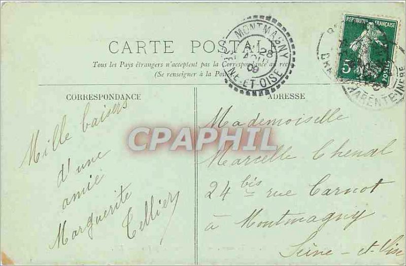 Old Postcard surroundings Royan Talmont rock LL Sphinx