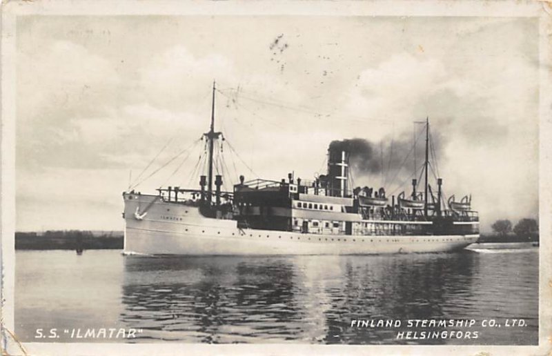 SS Ilmatar Finland SS Co Ship 1933 