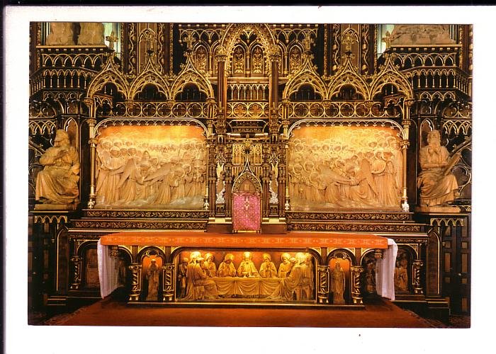 Notre Dome Basilique, Interior Altar Montreal Quebec