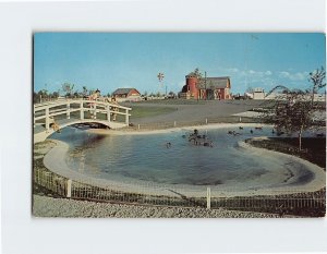 Postcard Children's Prairie Farm, Centennial Park, Champaign, Illinois