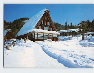 Postcard The private house Hida no sato Village Takayama Japan