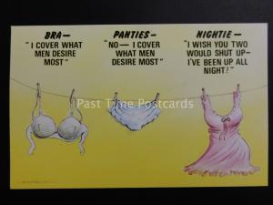 Fitzpatrick: Bamforth & Co BRA, PANTIES, NIGHTIE ON WASHING LINE Bedroom Theme