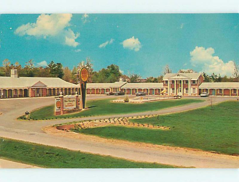 Unused Pre-1980 OLD CARS & NEW FORSYTH MOTEL Forsyth Georgia GA u0602@