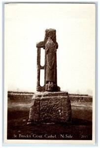 c1940's St. Patrick's Cross Cashel N. Side Ireland RPPC Photo Postcard