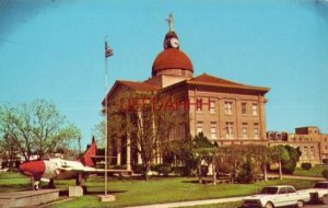 BEE COUNTY COURTHOUSE an F-9 Cougar Jet BEEVILLE, TX