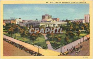 Postcard Old State Capitol and Grounds Columbus Ohio