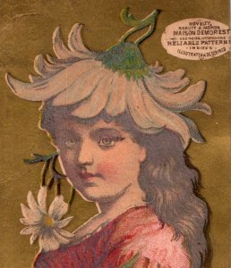 1880s M.J. Bennett Fancy Goods Bordentown, NJ Mme. Demorest Patterns F188