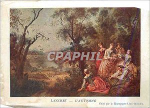 Postcard Old Lancret Autonomy