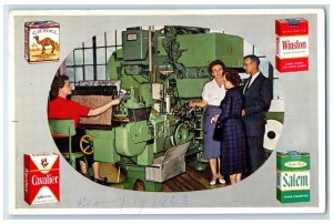 1963 RJ Reynolds Tobacco Co. Cigarettes Winston Salem NC Advertising Postcard