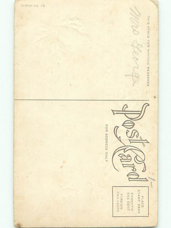 Divided-Back CHRISTMAS BIRDS SCENE Pretty Postcard W8492