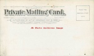 4 Private Mailing Cards, Benton Harbor, Michigan, Peach Market Scenes, Farming