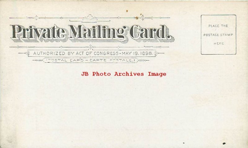 4 Private Mailing Cards, Benton Harbor, Michigan, Peach Market Scenes, Farming