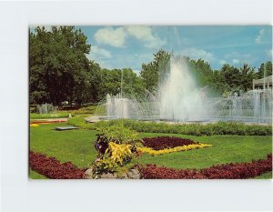 Postcard Beautiful Garfield Park Indianapolis Indiana USA