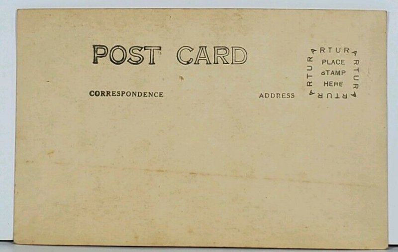 RPPC Young Man Studio Photo Hagerstown Md Family Postcard K2