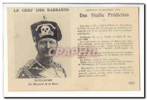 CPA Le chad des barbares Guillaume Ex hussard de la Mort (militaria)
