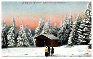 Germany Hars im Winter Schutzhutte am Eckerloch