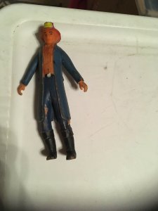  1968 Buddy L Fireman  5 Rubber figure, Made in Hong Kong