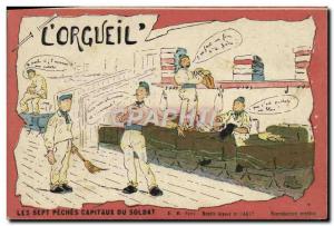 Old Postcard Militaria L & # 39orgueil September Fisheries Capital soldier