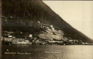 Juneau AK Waterfront c1920s-30s Real Photo Postcard