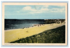 c1950s Bathing Scene Cavendish Beach Prince Edward Island Canada Postcard