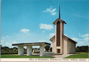 Place of Meditation Eisenhower Center Abilene Kansas Postcard PC366