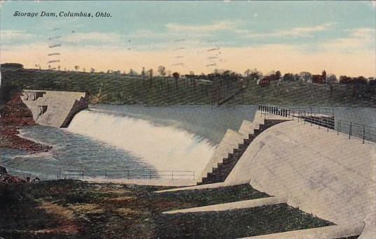 Ohio Columbus Storage Dam 1911