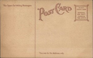 MISOGYNY COMIC Fancy Wife and Beaten Husband c1910 Postcard