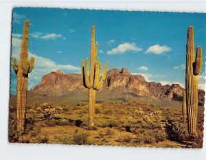 Postcard Superstition Mountains, Mesa, Arizona