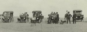 Enchant AB CANADA RP c1910 LAND TOUR? AUTO RALLY nr Lethbridge Scandia Taber 