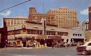 Greyhound Bus & Air Lines Terminal Detroit, Michigan USA View Postcard Backing 