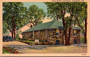 Indiana Logansport Izaac Walton Clubhouse 1943 Curteich