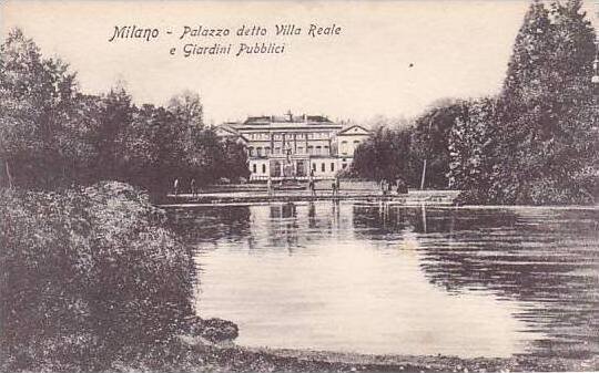 Italy Milano Palazzo detto Villa Reale e Giardini Pubblici