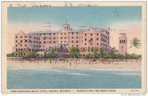 Fort Montague Beach Hotel, Nassau, Bahamas, PU 1937