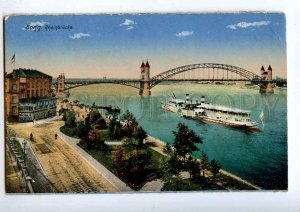 192238 GERMANY BONN ship on RHEIN Vintage postcard