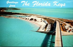 Florida Key West Greetings Showing Bahia Honda Bridge