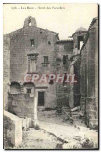 Old Postcard Les Baux Hotel Piglet