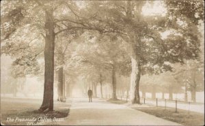 Bristol The Promenade Clifton Down Real Photo Vintage Postcard