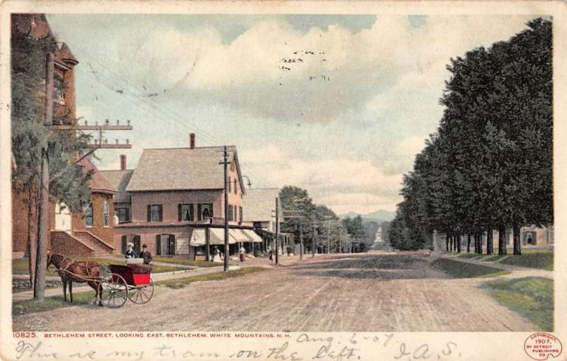 Bethlehem New Hampshire Bethlehem St by Detroit Pub antique pc Z12308