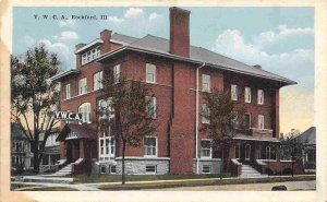 YWCA Building Rockford Illinois 1920s postcard